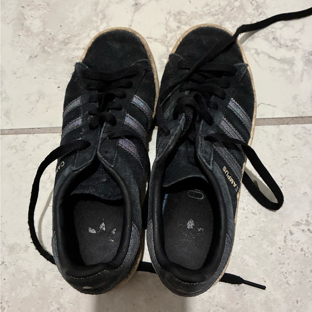 Adidas Samba Black Gray Suede Sneakers Size 5 Streetwear Trendy
